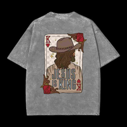 Jesus Is King Christian Tee
