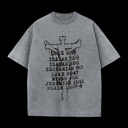 Luke 2 38 Isaiah 5 29 Faith Tee