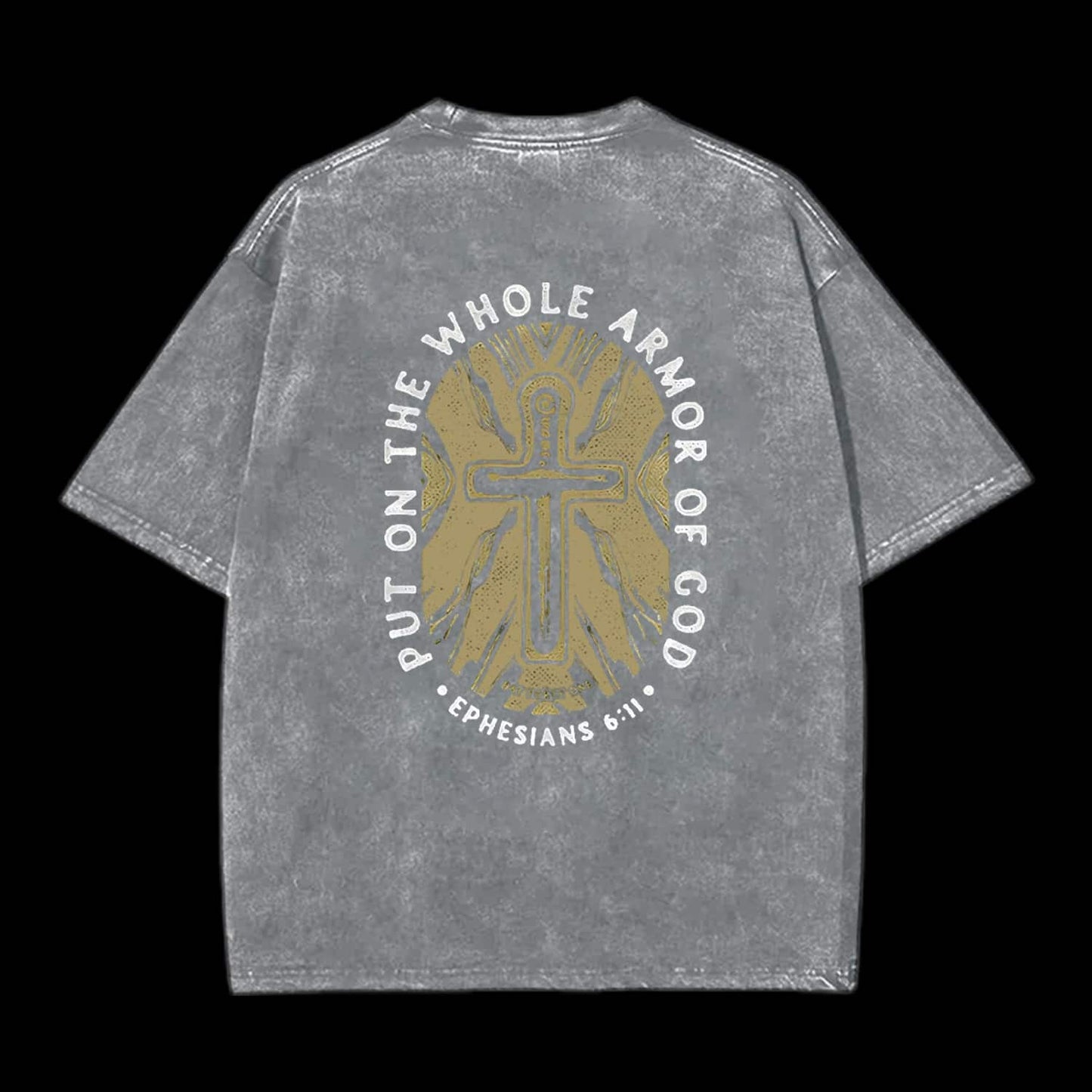 Put On The Whole Armor Of God Printed Men's Tee