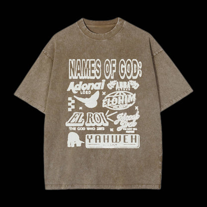 Names Of God Christian Tee