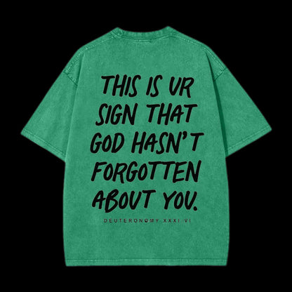 Not Forsaken Christian Tee