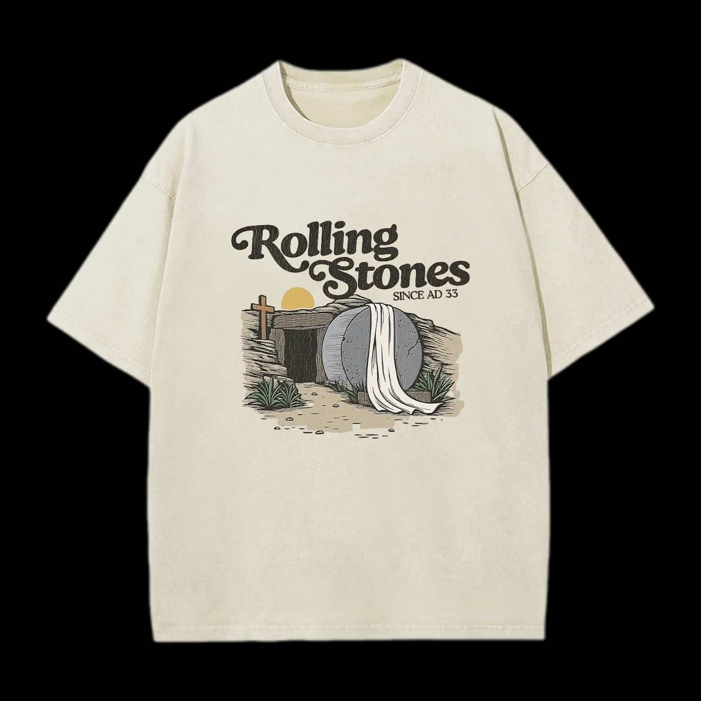 Rolling Stone Christian Washed T-Shirt
