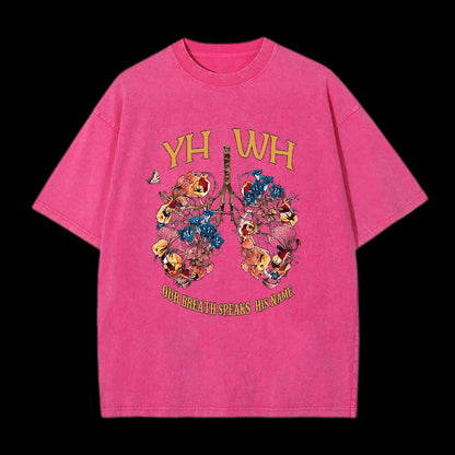 YHWH Our Breath Speaks His Name Tee
