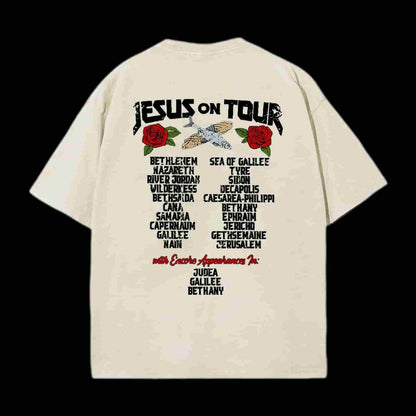 Jesus On Tour Christian Tee