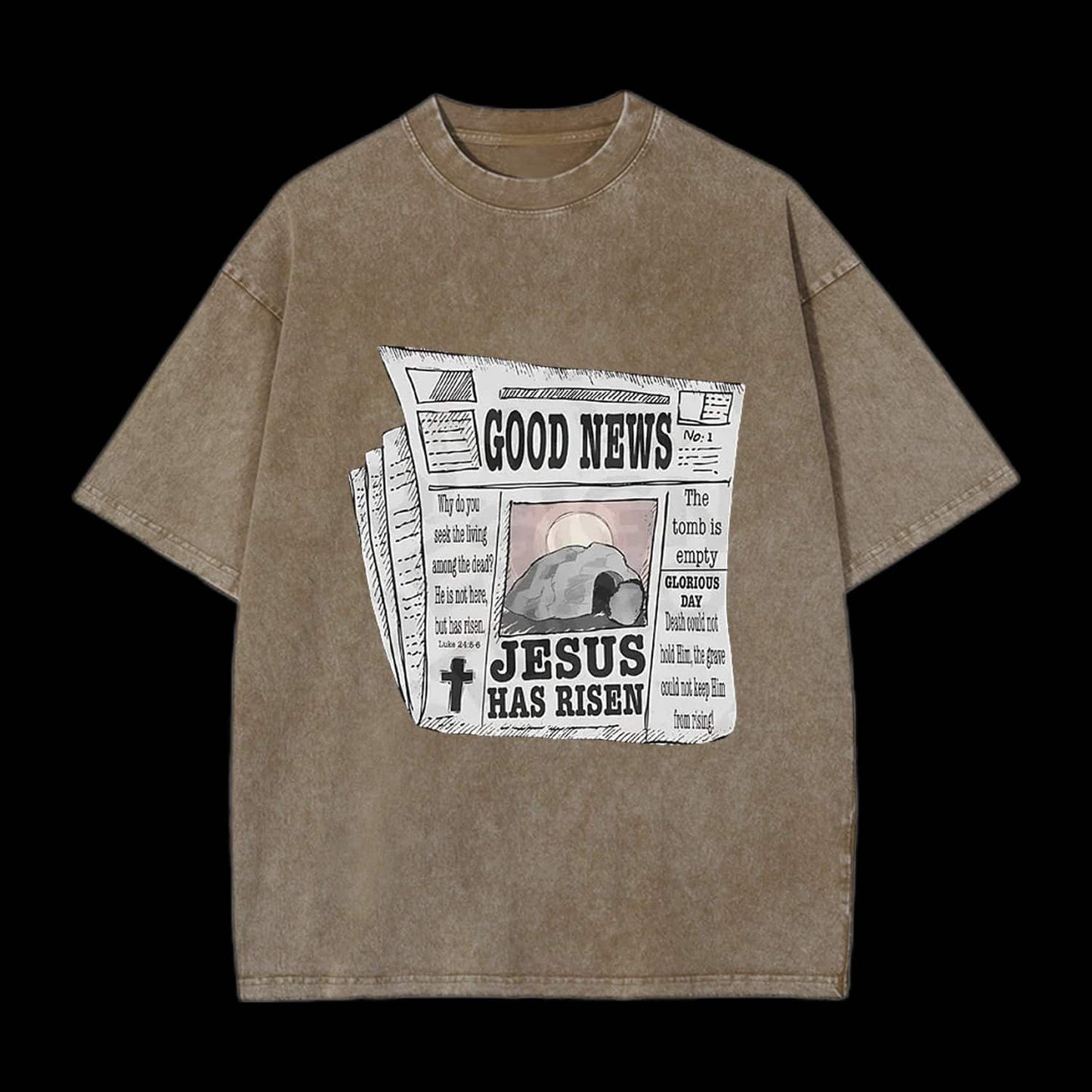 Good News Christian Washed T-Shirt