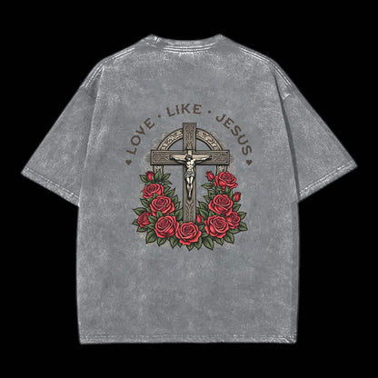 Love Like Jesus Printed Men's Tee