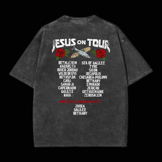 Jesus On Tour Christian Tee