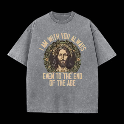 I Am With You Always Printed Men's Tee