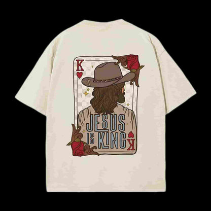 Jesus Is King Christian Tee