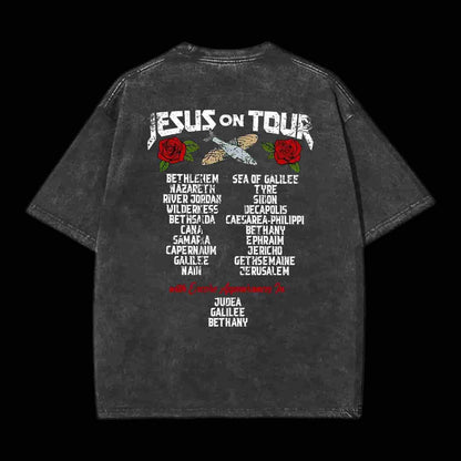 Jesus On Tour Christian Tee