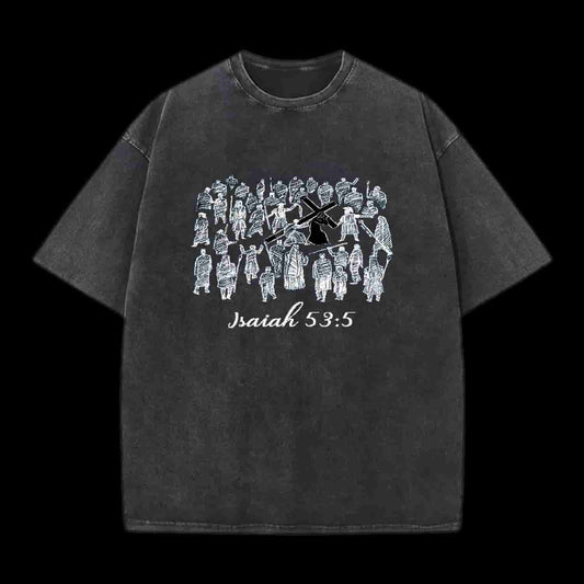 He Was Crushed For Our Iniquities Christian Tee