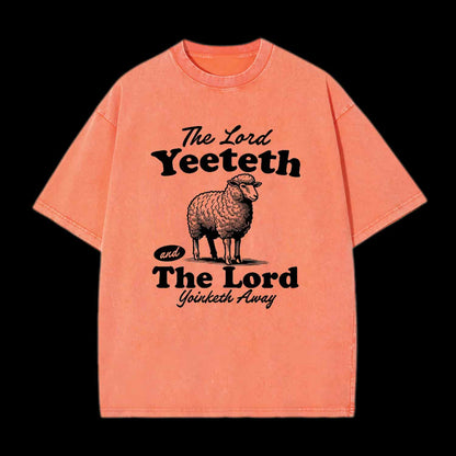 THE LORD YEETETH CHRISTIAN TEE