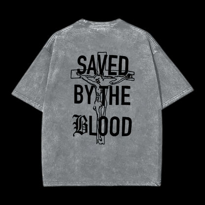 Saved By The Blood Printed Tee