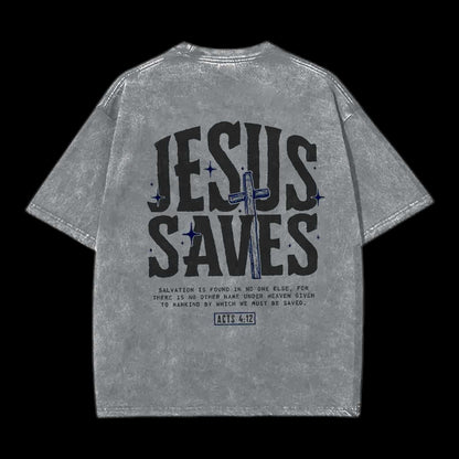 Jesus Saves Chirstian Tee