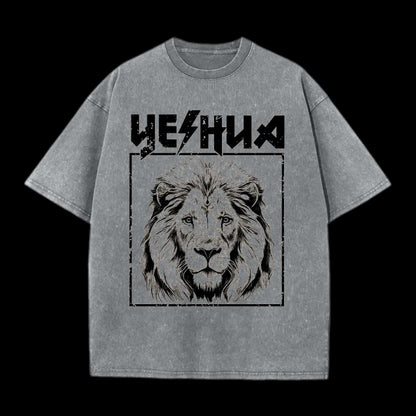 Retro Yeshua Lion Christian Tee