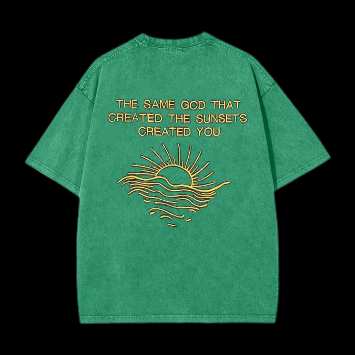 The Same God That Created The Sunsets Christian Tee