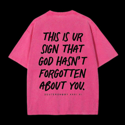 Not Forsaken Christian Tee