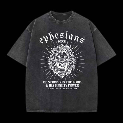 BE STRONG IN THE LORD CHRISTIAN TEE