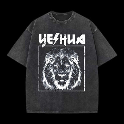 Retro Yeshua Lion Christian Tee