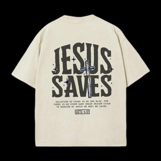 Jesus Saves Chirstian Tee