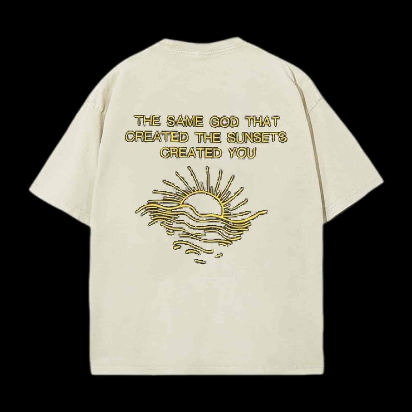 The Same God That Created The Sunsets Christian Tee