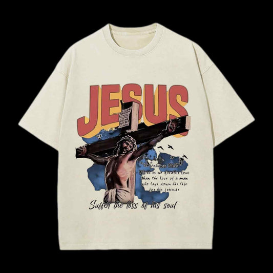 Jesus Sutten The Loss Of His Soul Christian Tee
