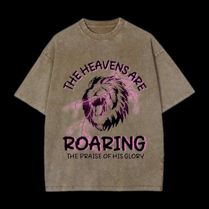 The Heavens Are Roaring Christian Tee