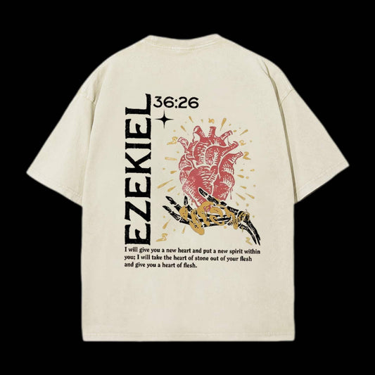 Ezekiel 3626 I Will Give You A New Heart Printed Men's Tee