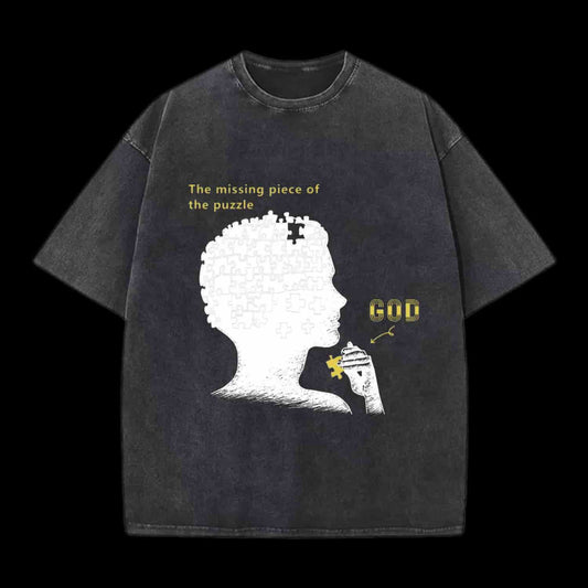 THE MISSING PIECE OF THE PUZZLE CHRISTIAN TEE