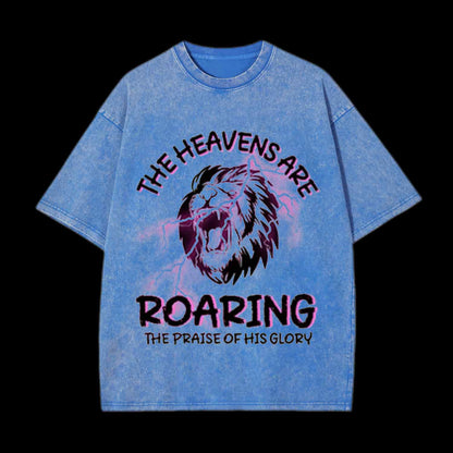 The Heavens Are Roaring Christian Tee