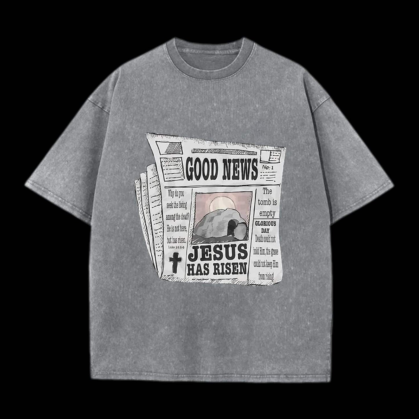 Good News Christian Washed T-Shirt