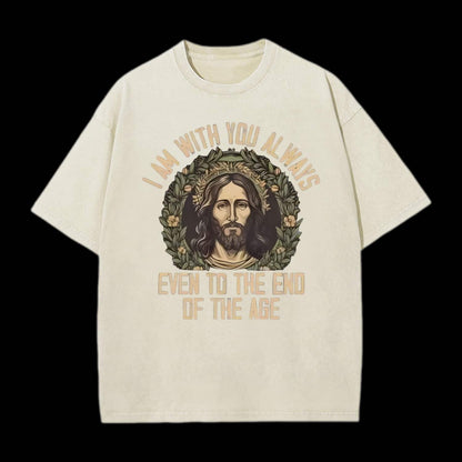 I Am With You Always Printed Men's Tee