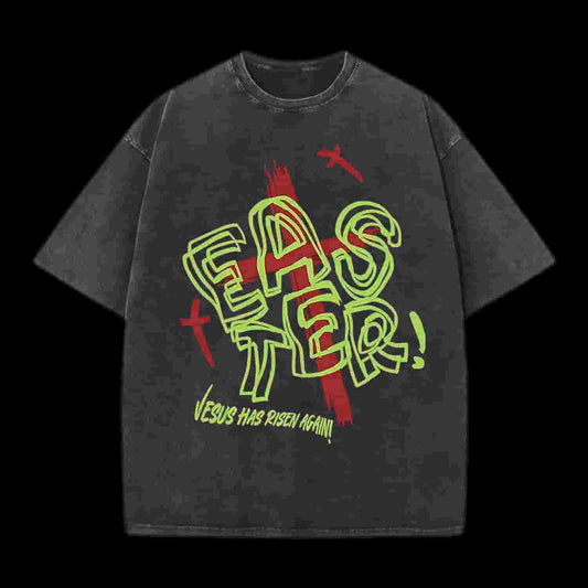 Jesus Has Risen Again Christian Tee