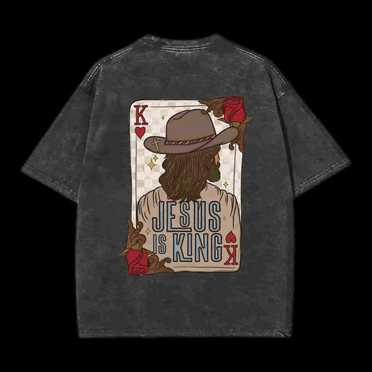 Jesus Is King Christian Tee