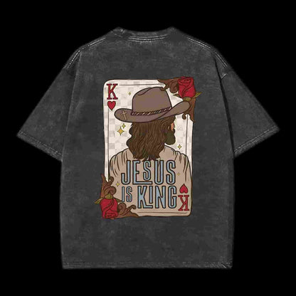 Jesus Is King Christian Tee