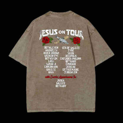 Jesus On Tour Christian Tee