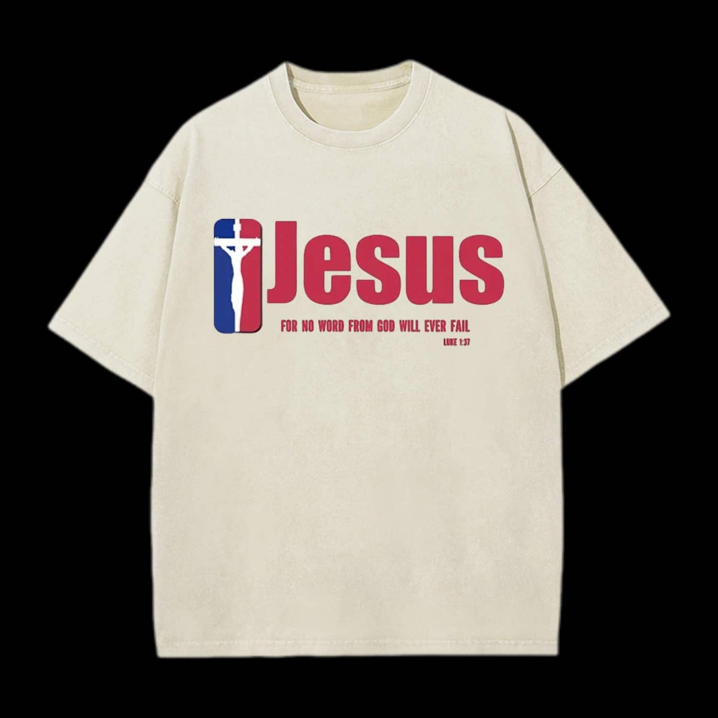 Jesus Team Christian Washed T-Shirt