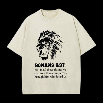 More Than Conquerors Lion Tee
