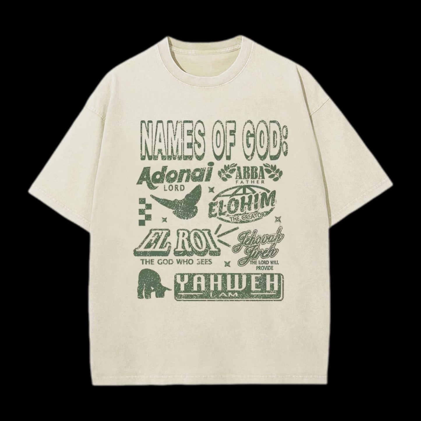 Names Of God Christian Tee