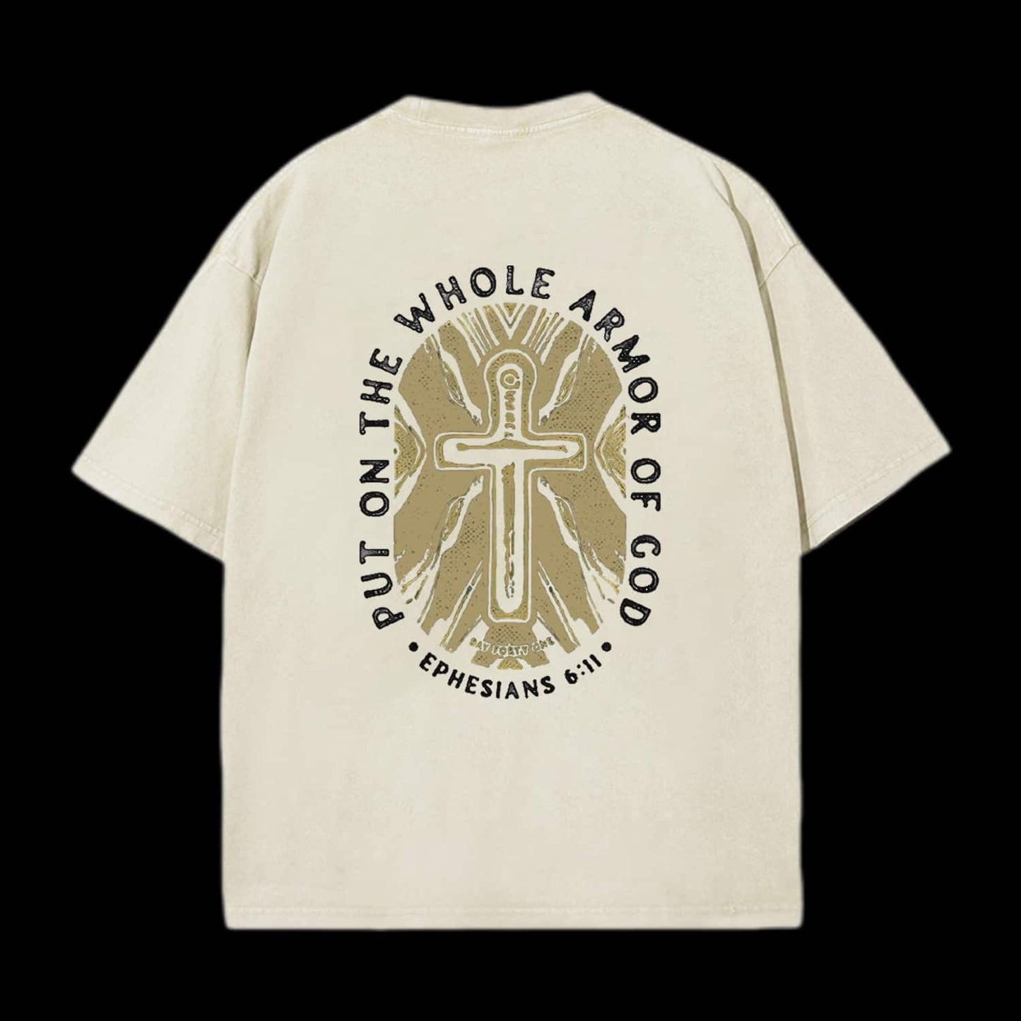 Put On The Whole Armor Of God Printed Men's Tee