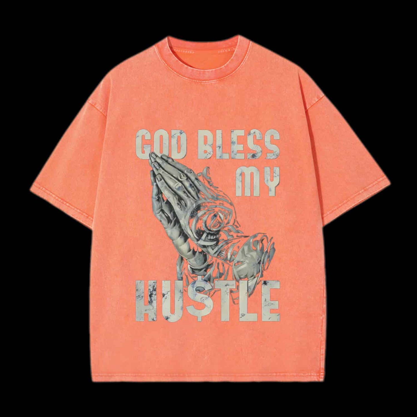 God Bless My Hustle Christian Tee