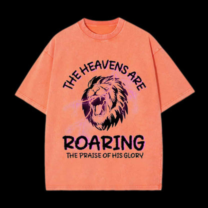 The Heavens Are Roaring Christian Tee