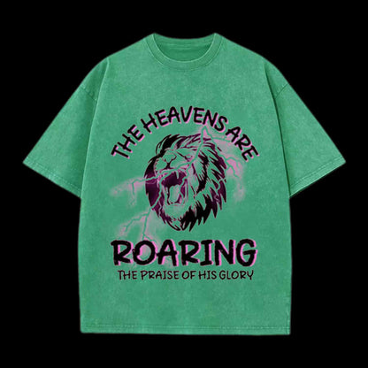 The Heavens Are Roaring Christian Tee
