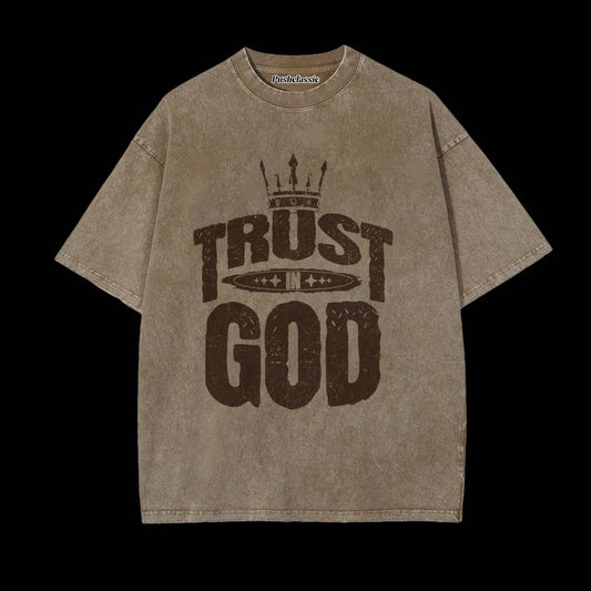 THE GOD CHRISTIAN WASHED T-SHIRT