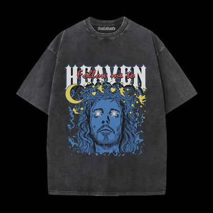 THE JESUS CHRISTIAN WASHED T-SHIRT