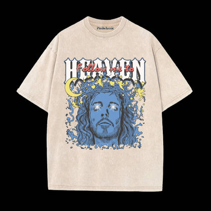 THE JESUS CHRISTIAN WASHED T-SHIRT