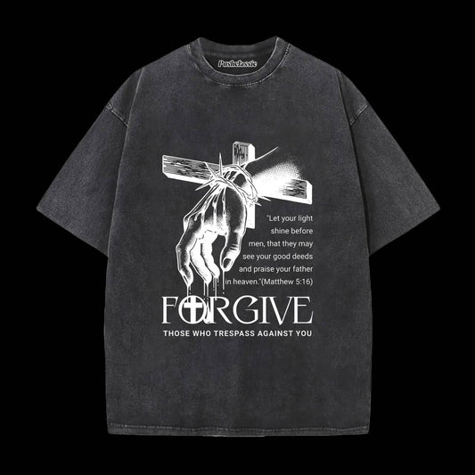 THE JESUS CHRISTIAN WASHED T-SHIRT
