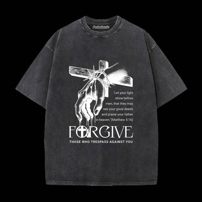 THE JESUS CHRISTIAN WASHED T-SHIRT