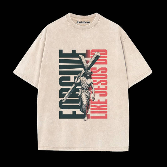 THE JESUS CHRISTIAN WASHED T-SHIRT