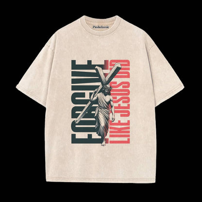 THE JESUS CHRISTIAN WASHED T-SHIRT